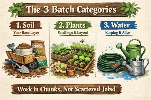  Batch Gardening — Do the Work Once, Coast All Week