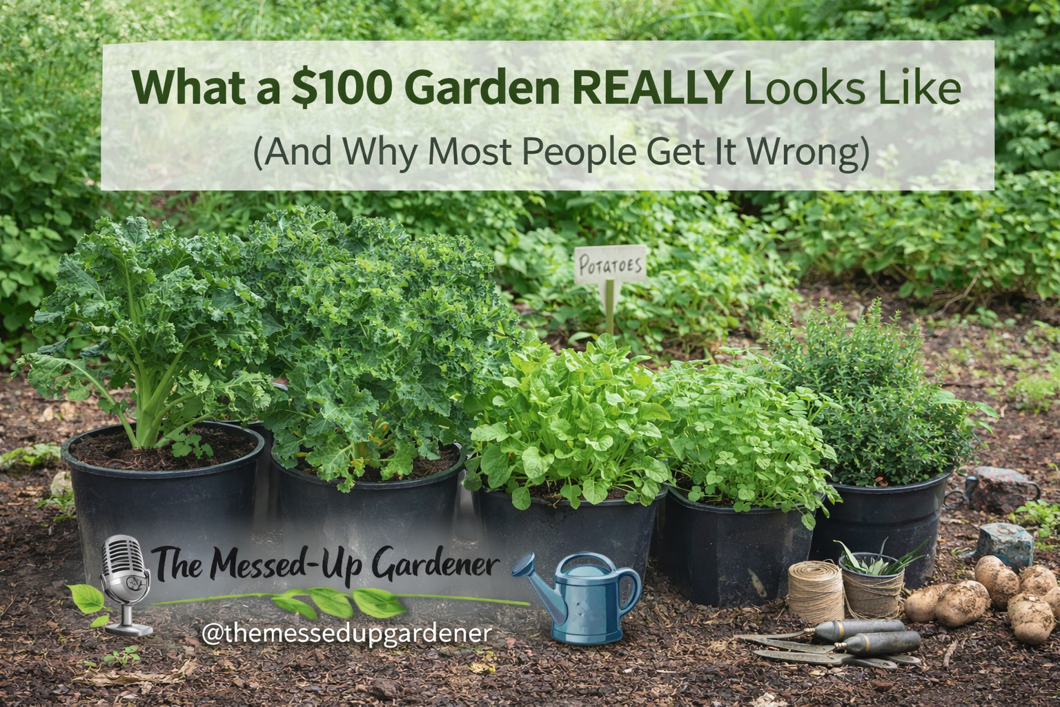 Ep 172: What a $100 Garden Really Looks Like (And Why Most People Get It Wrong)