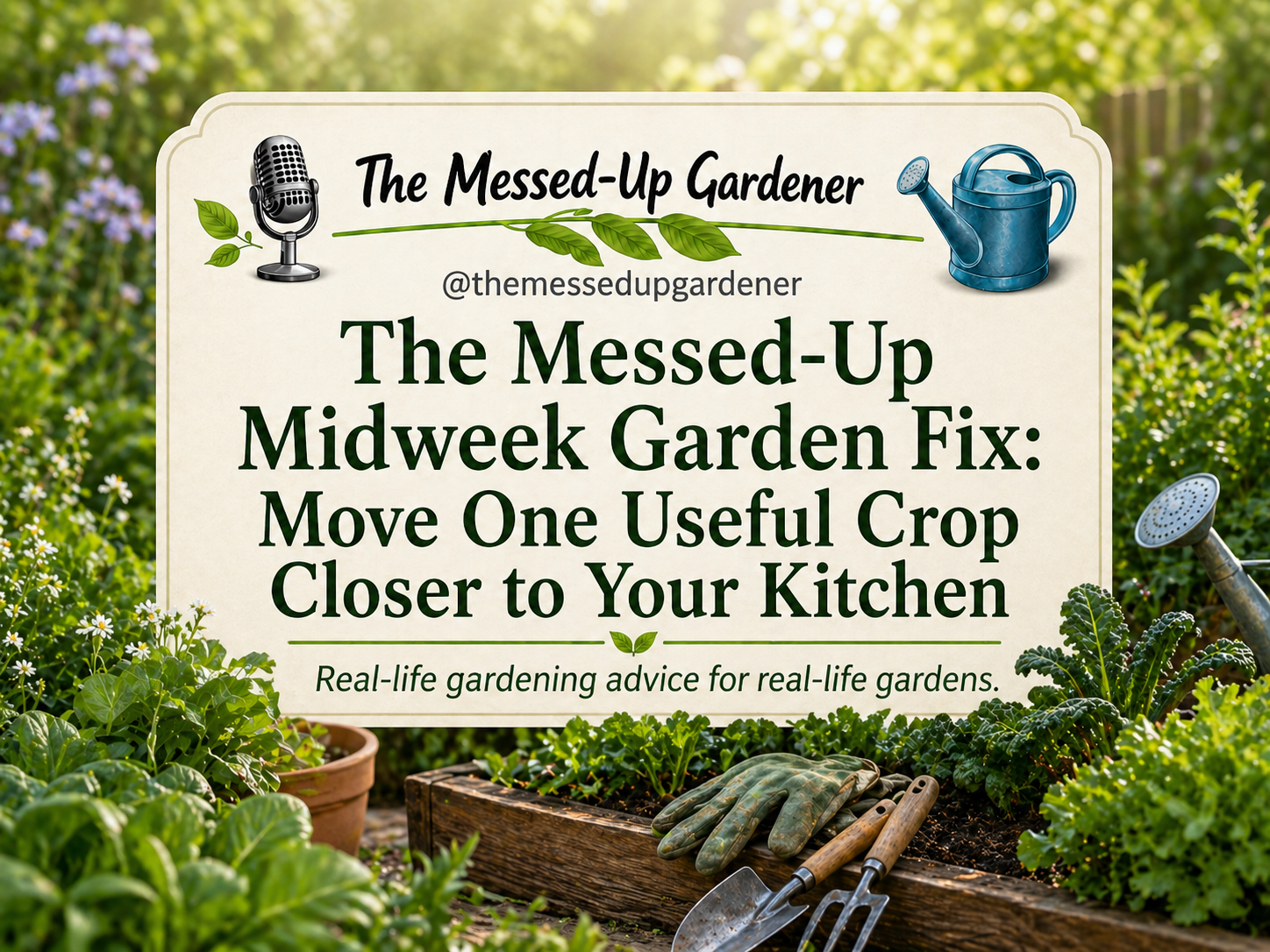 The Messed-Up Midweek Garden Fix: Move One Useful Crop Closer to Your Kitchen