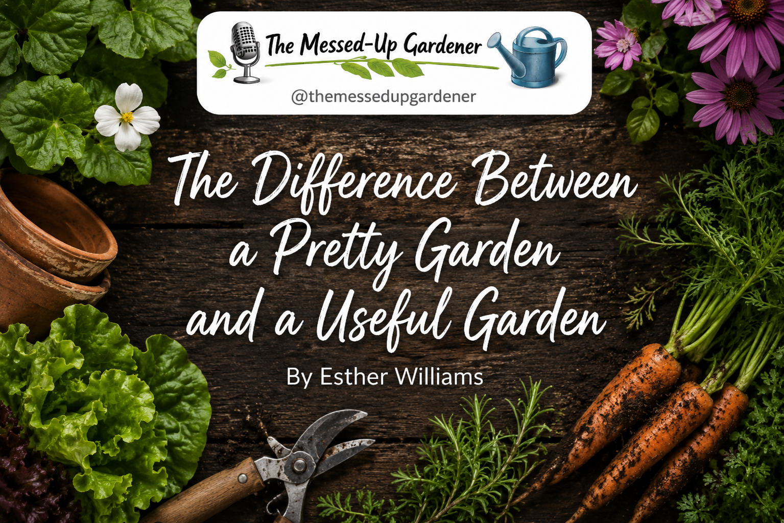 Ep 182: The Difference Between a Pretty Garden and a Useful Garden